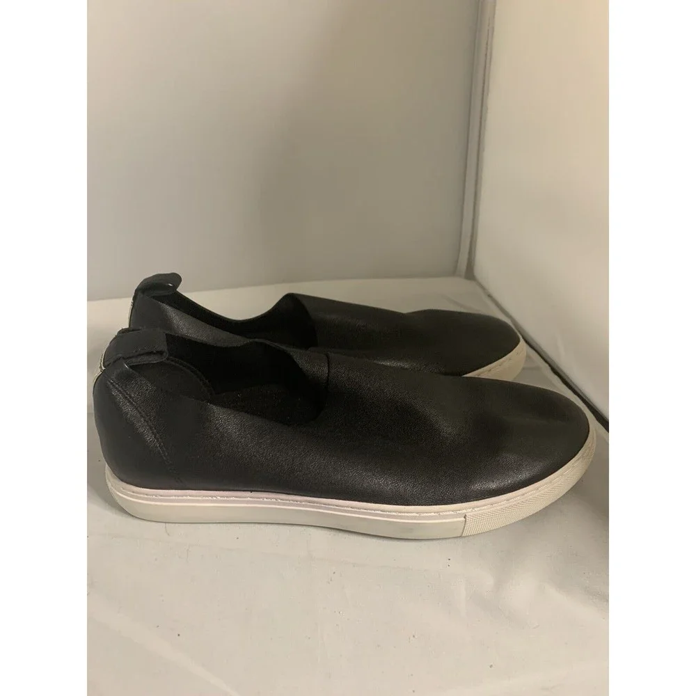 KENNETH COLE ABEO Martina Black Leather Loafers Size 7N (1392)